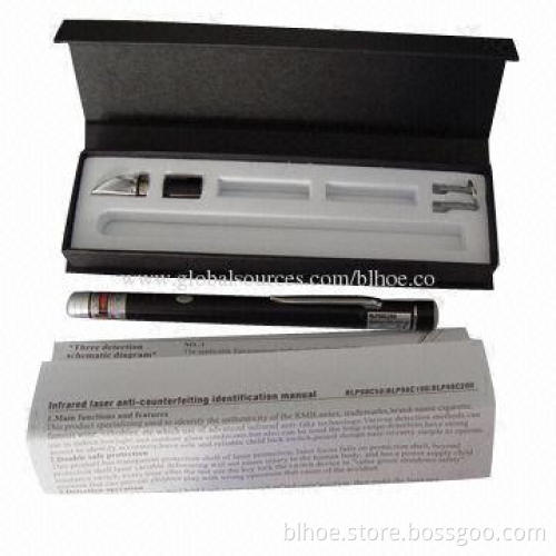 IR Counterfeit detector, can test RMB ticket, famous brand and logo